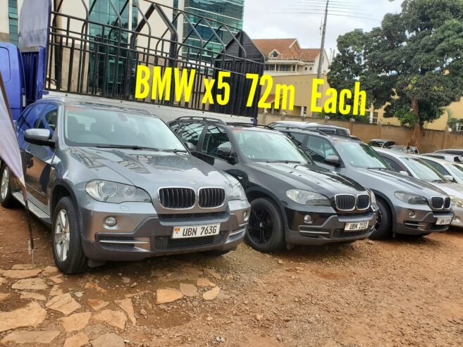 BMW X5’s at 72m each