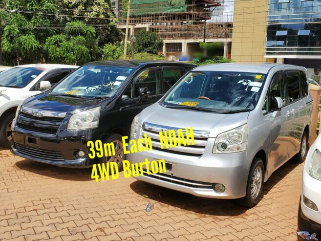 Toyota Noahs 4WD at 39m each