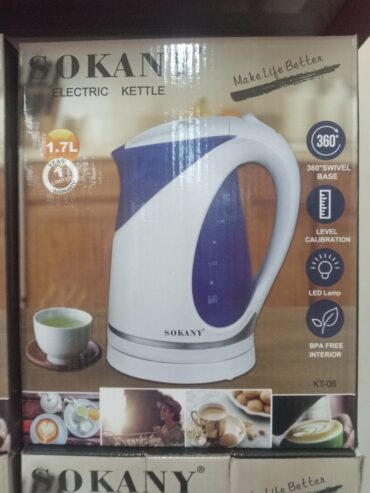 Sokany electric kettle