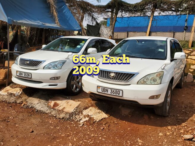 Toyota Harriers at 66m each