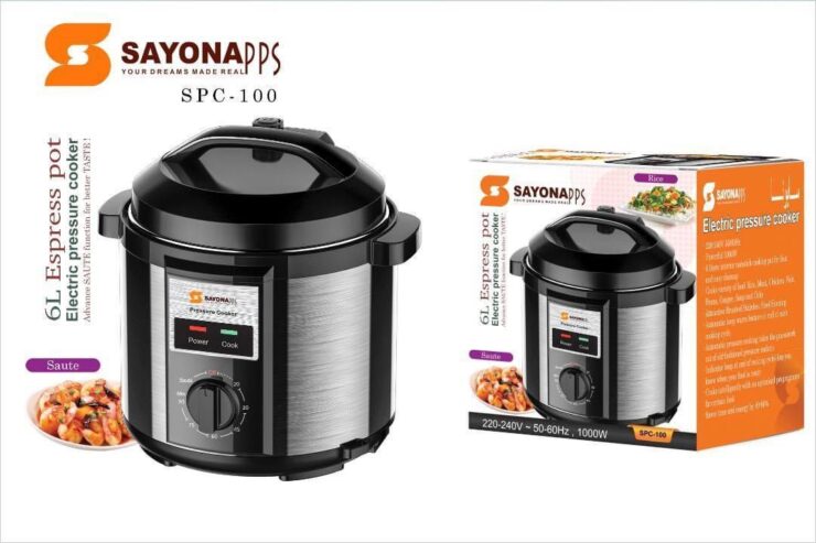 Sayonapps Electric pressure cooker