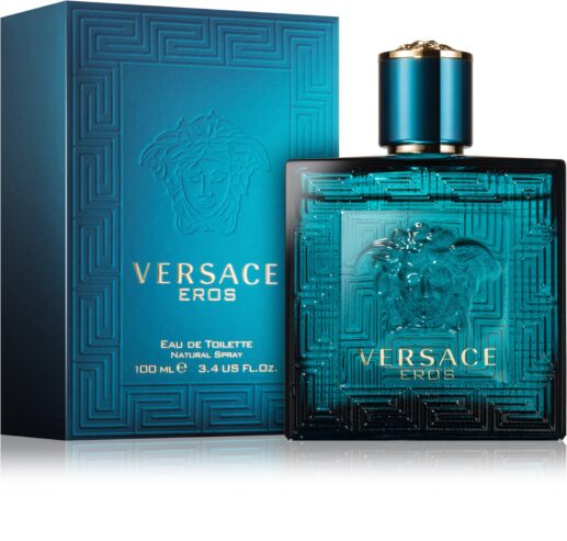 Versace Eros Eau de Toilette Spray for Men, 150ml 3.4 Fl Oz