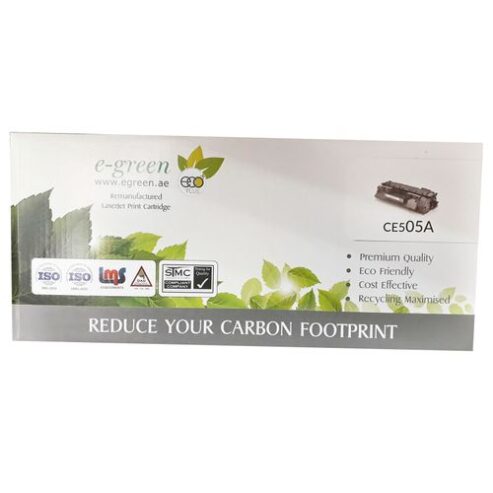 E-Green LaserJet Print Cartridge CE505A/CF280A – Black