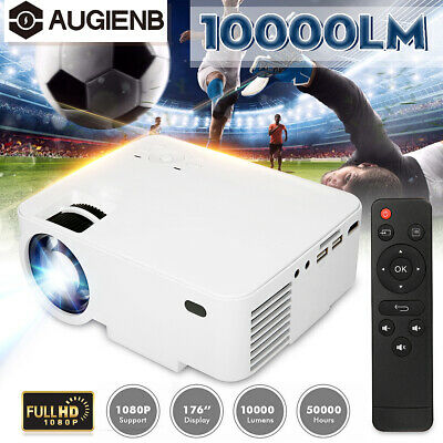 AUGIENB 10000 LUMENS PROJECTOR MULTIMEDIA 3D 1080P HDMI/USB