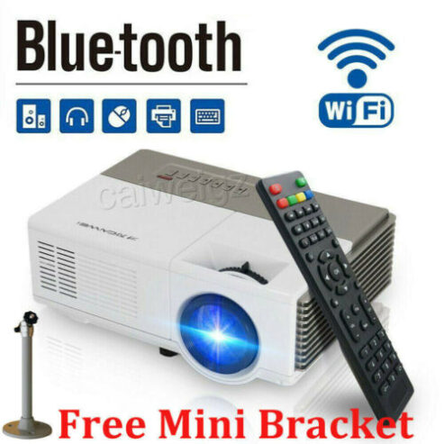 SMART HD ANDROID PROJECTOR WIFI BLUETOOTH VIDEO HOME THEATER