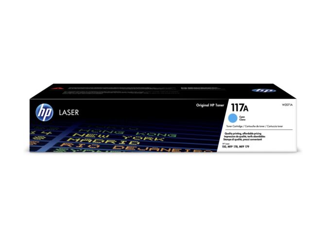 HP 117A Cyan Original Laser Toner Cartridge