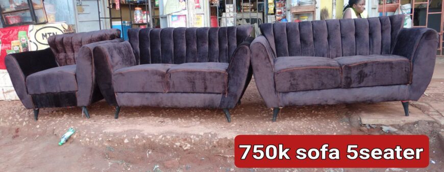 5 seater purple sofa seater