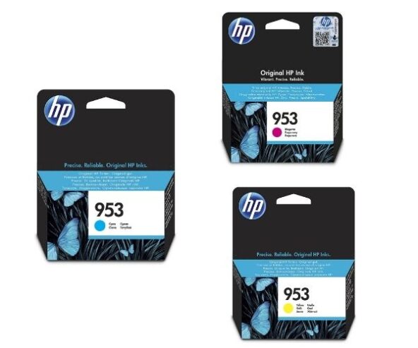 953 Orginal Hp Ink Cartridge Magenta/Cyan/Yellow