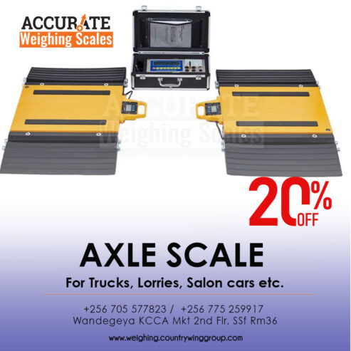 axle car scales with dynamic weighing indicator