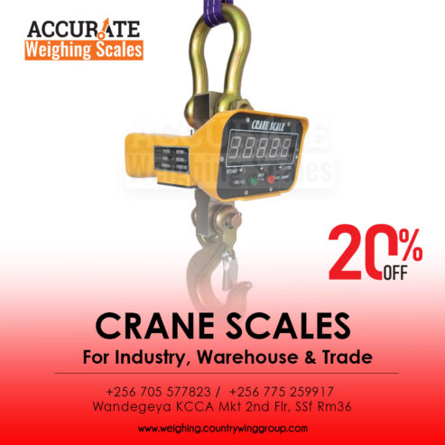 Heavy duty electronic crane weighing scale with power saver