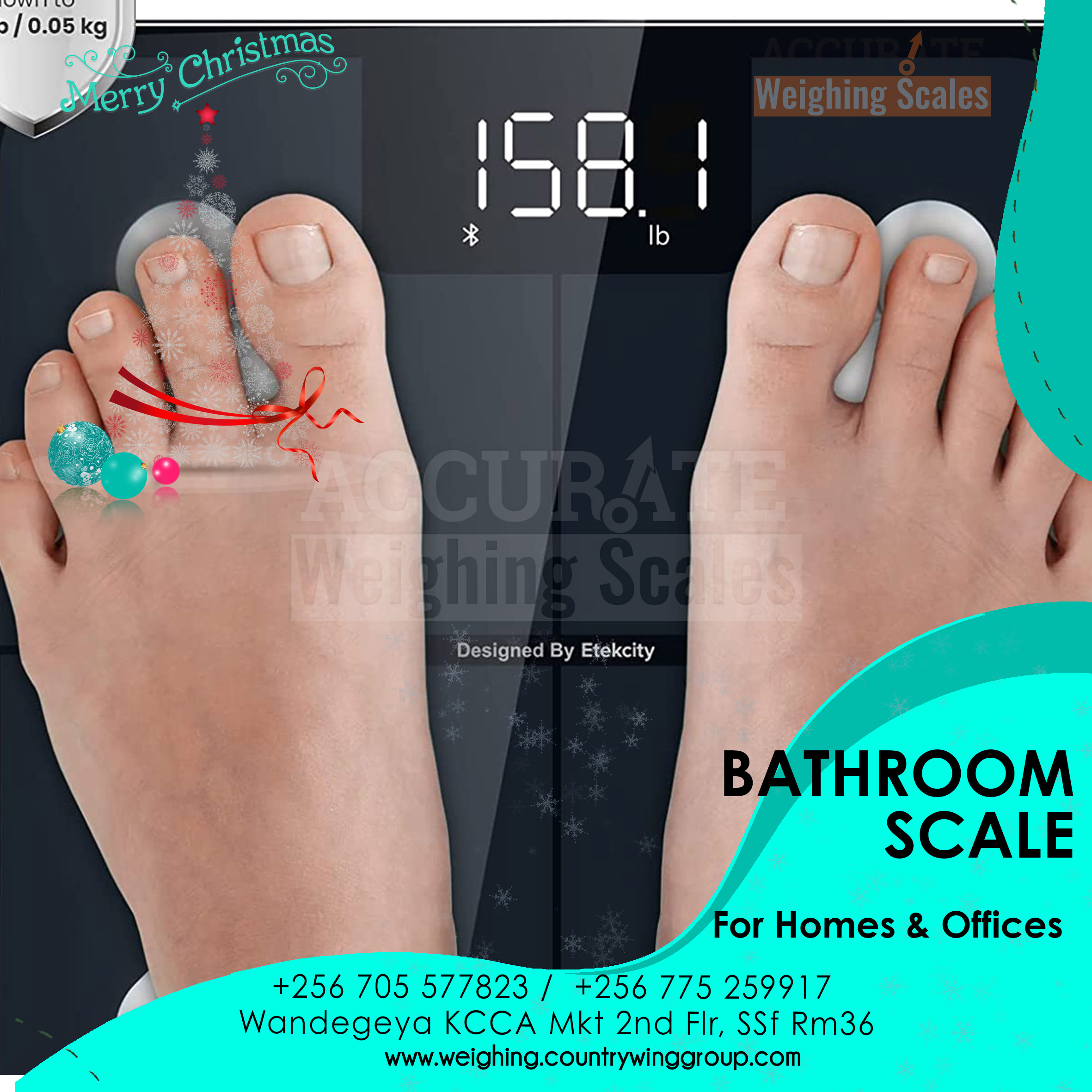 Digital Body Fat Weight Bathroom weighing Scales in Kampala