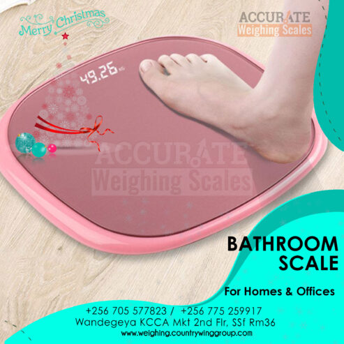 Personal weighing scale for home bathroom use in Uganda