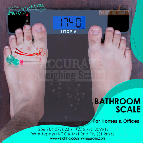 Accurate Glass 180kg Digital Body Weight Scale in Uganda