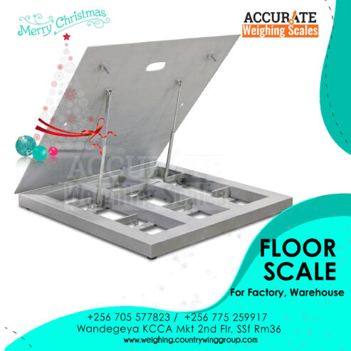 industrial checked floor scales ramped up to 1 ton, 3 tons