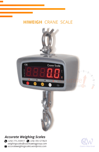 Heavy duty digital crane weighing scale with calibration w