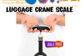 portable metal hook type luggage scales