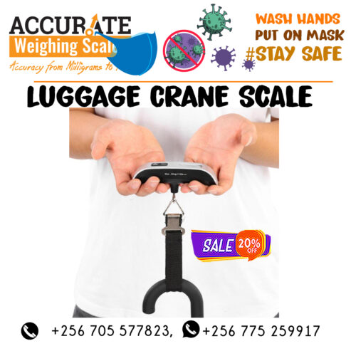 portable metal hook type luggage scales