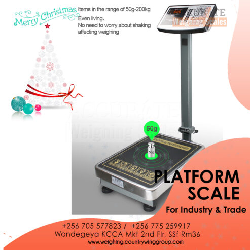 digital platform weighing systems for factory in Uganda