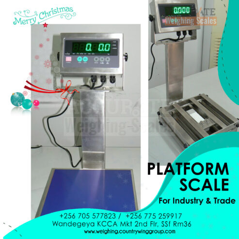 heavy-duty digital platform weighing scales in Kampala