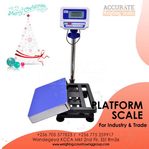 Platform scales designed for heavy duty measurements