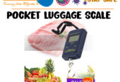 Luggage weighing scales with switch function indicators