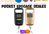 for luggage weighing scale with rechargeable batteries