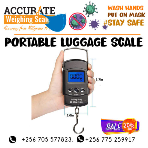 Get luggage weighing scale with stamp on it by UNBS