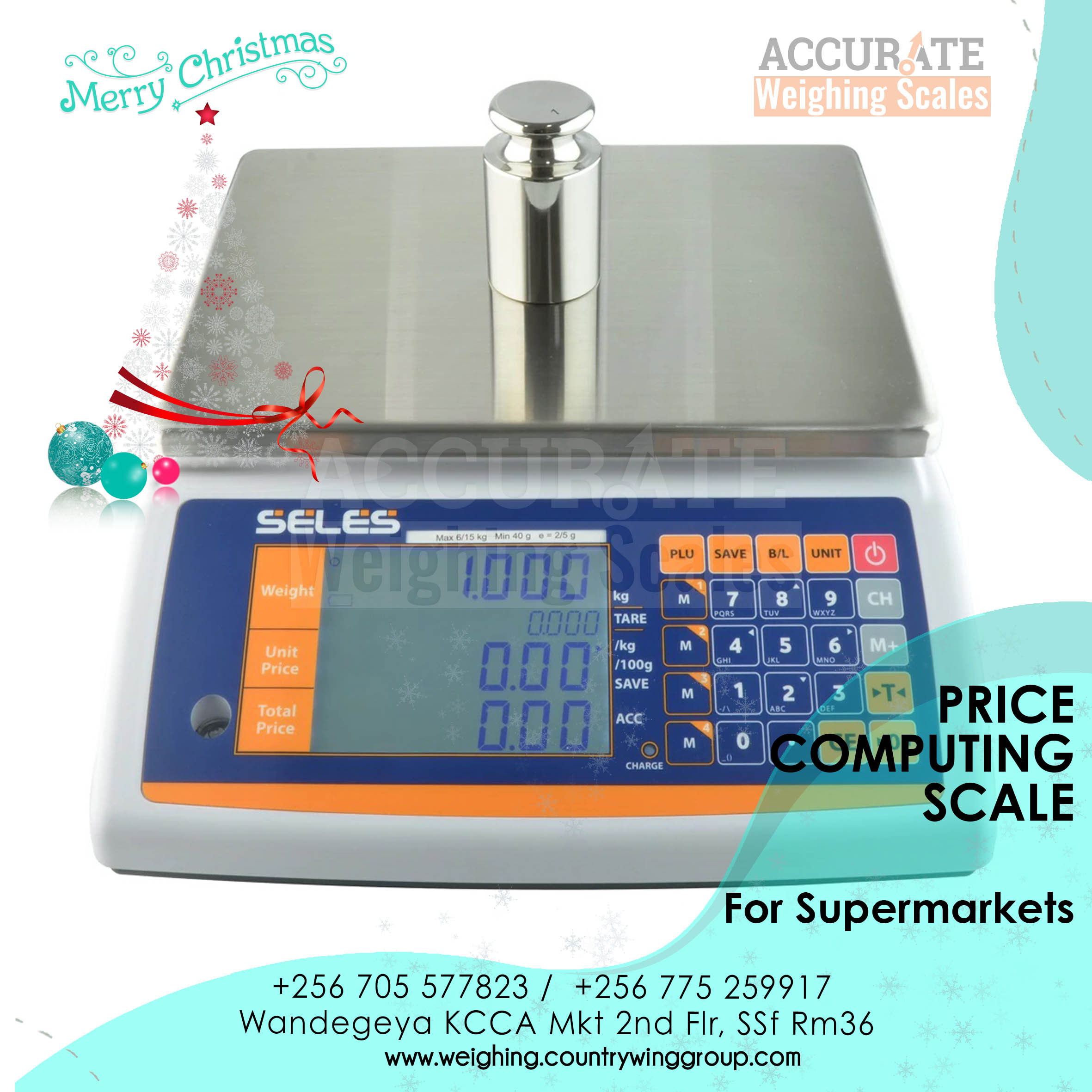 Digital Price Computing Weighing Scale 40kgx2g in Kampala