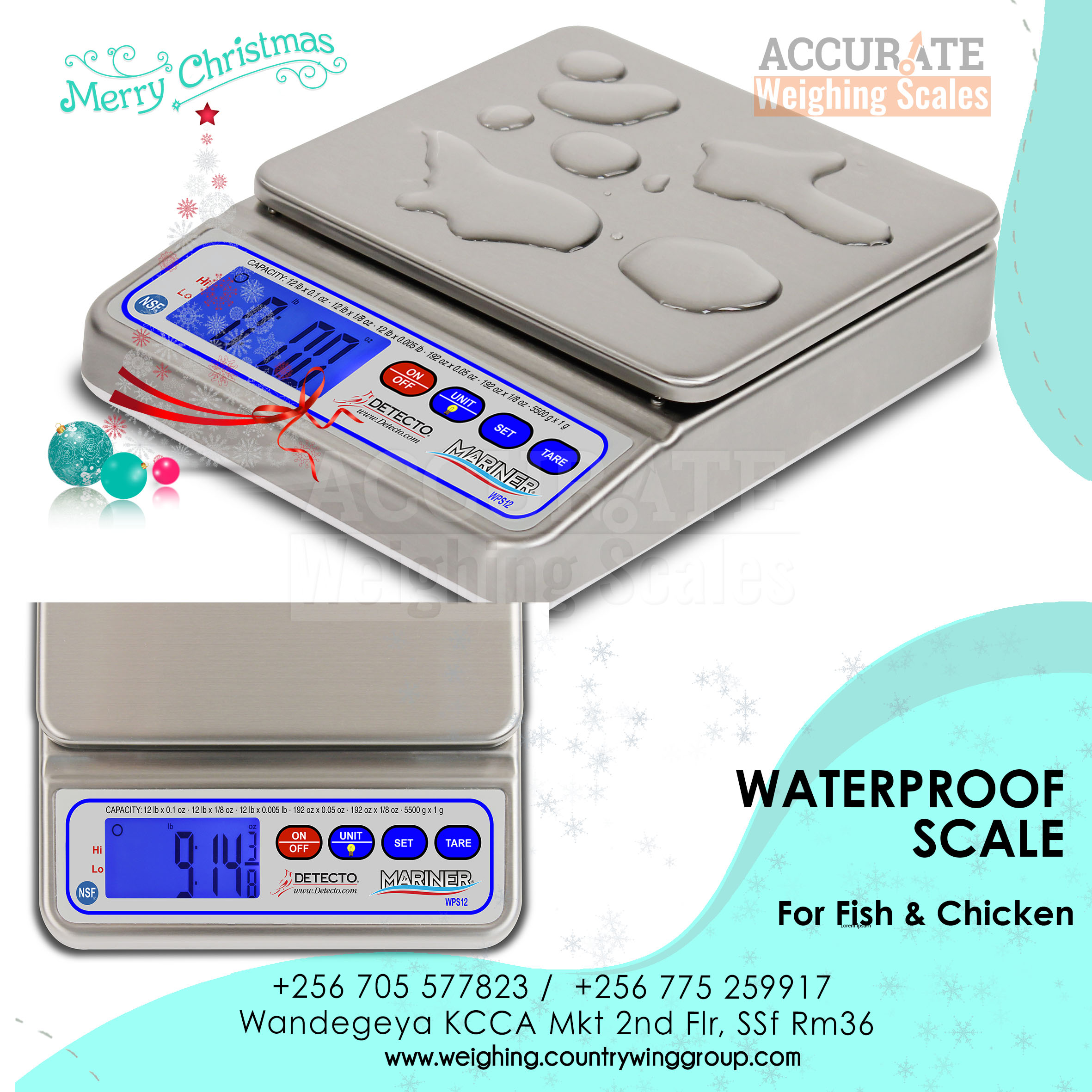 30kg digital weighing waterproof scale SuperSS Series