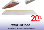 Portable weighbridge with a steel ramp at affordable prices