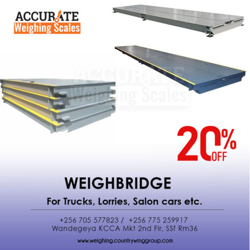 Affordable weighbridge with remote control indicators