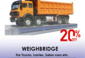 Affordable weighbridge with remote control indicators from a