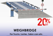 surface H-weighbridge with checked plates at wholesale price