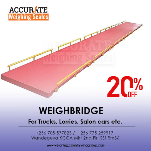 moveable weighbridge with capacity of up to 50 tons