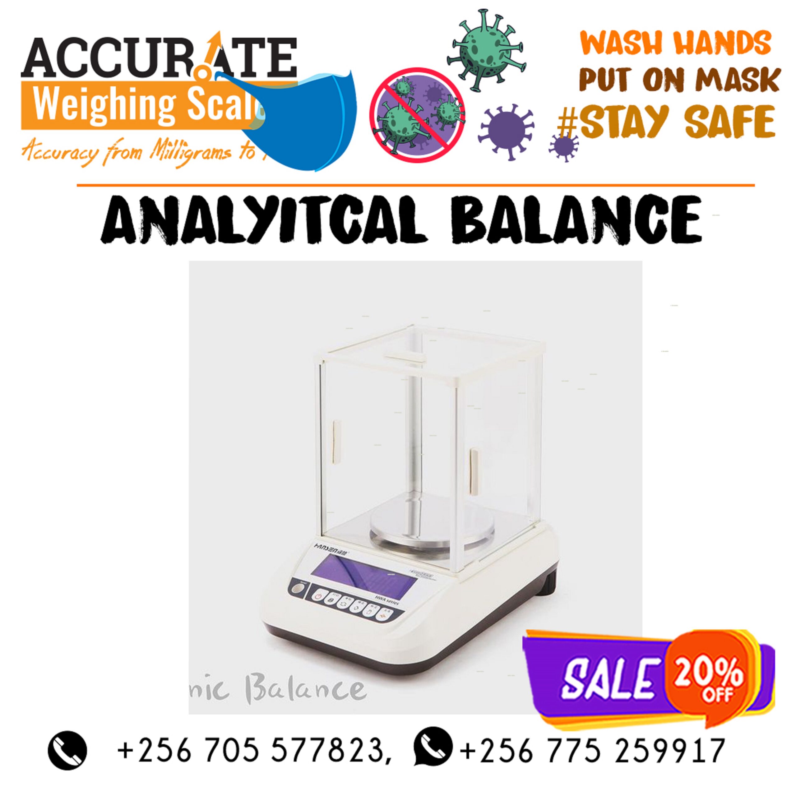 highly transparent glass analytical lab balance for sell