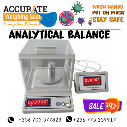 high precision analytical balance of up to 0.001g