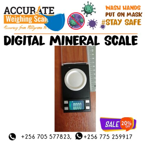 Weighing-Electronic-Scale for mineral-gold-silver-in Wandege