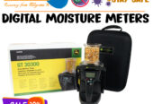 Grain moisture meter with temperature and humidity