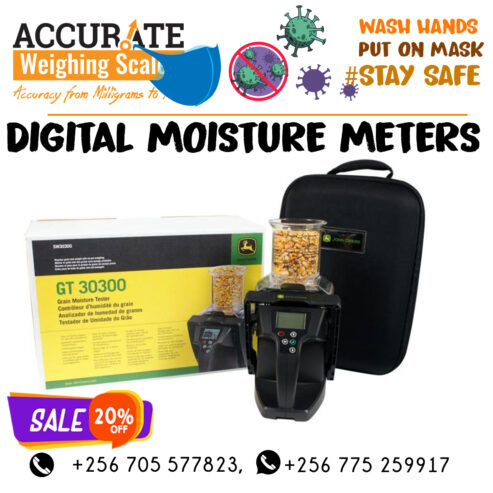 Grain moisture meter with temperature and humidity