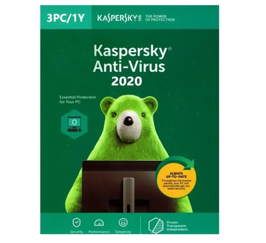 Kaspersky Antivirus 2020 3+1PCs (1 Year)