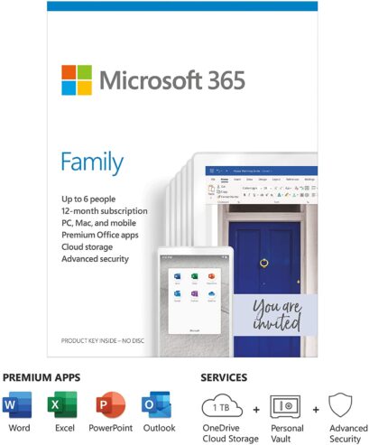Microsoft 365 Family | 6 Users – 1 Year | Africa Only