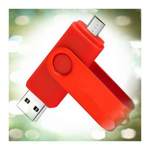 2 In 1 64GB USB 2.0 Flash Memory Stick Pen Drive Storage U D