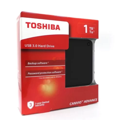 Toshiba Canvio Advance 1TB Portable External Hard Drive USB