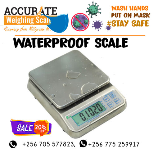 moisture and dirt proof weighing scale with digital display