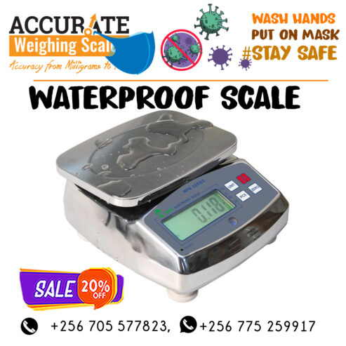 moisture and dirt proof weighing scale with digital display