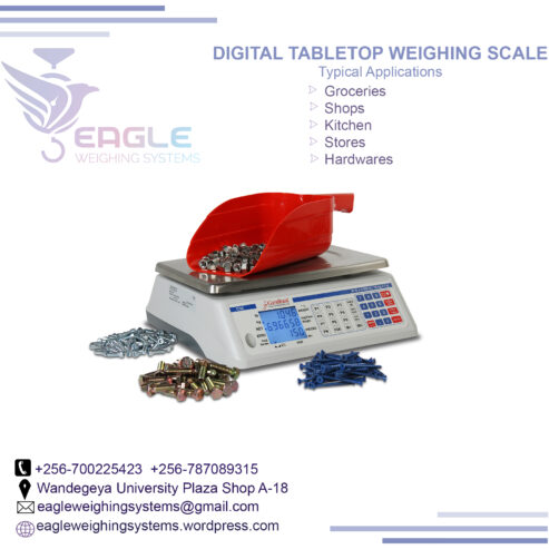 Square 30kg digital market commercial table top scales