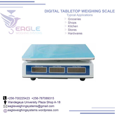 Weighing 50Kg Table Top Waterproof Price Scales in Kampala