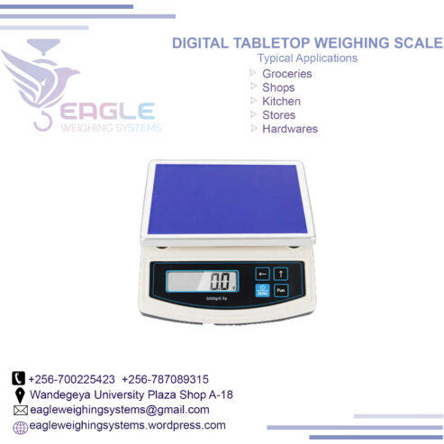 Square 30kg digital market commercial table top scales