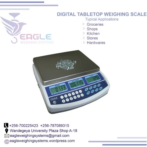 Waterproof precise table top bench weighing scales Kampala