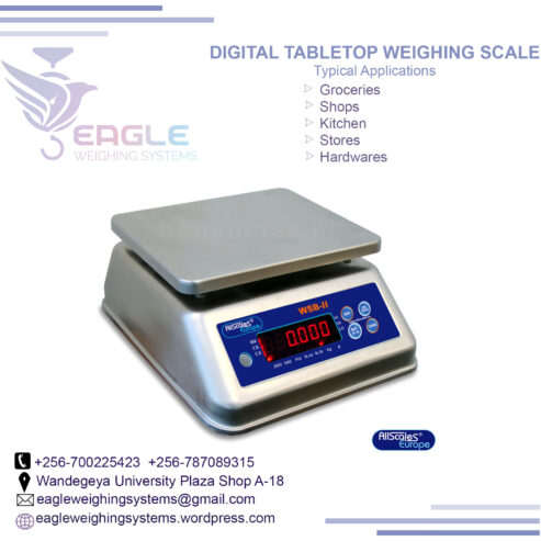 Waterproof precise table top bench weighing scales in Kamp